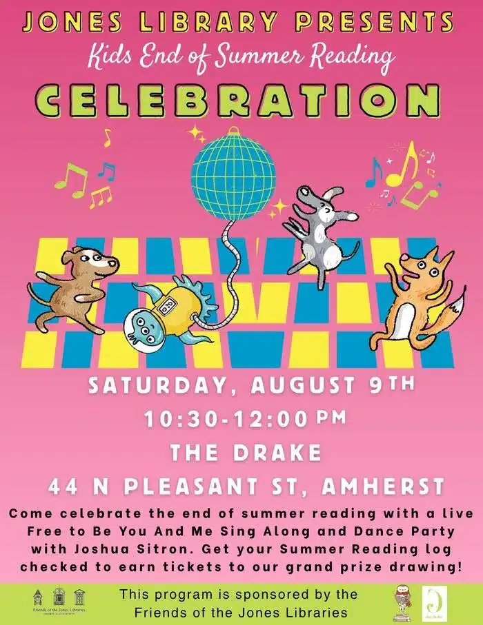 summer reading celebration in Amherst