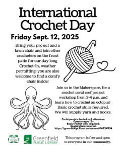 International Crochet Day Greenfield 2025
