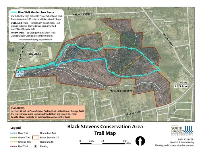 guided trek in South Hadley
