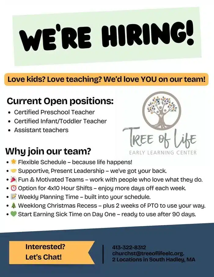 teacher jobs in South Hadley