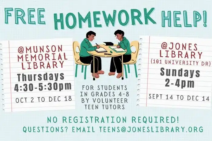 homework help in Amherst