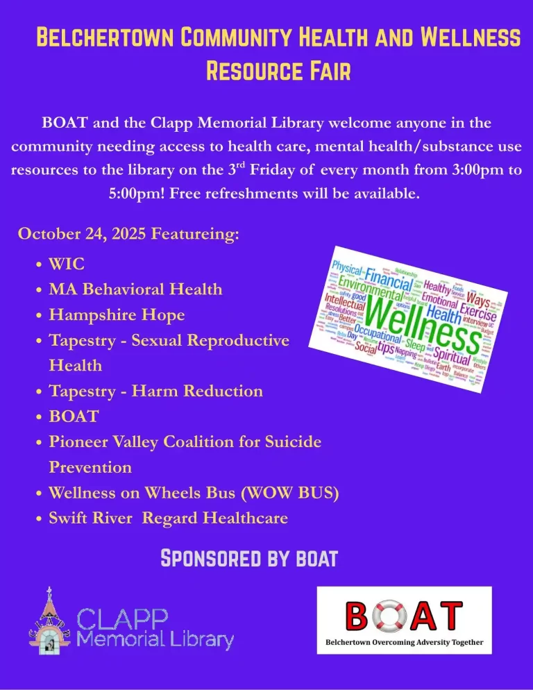 Belchertown Health and Wellness Resource Fair 2025