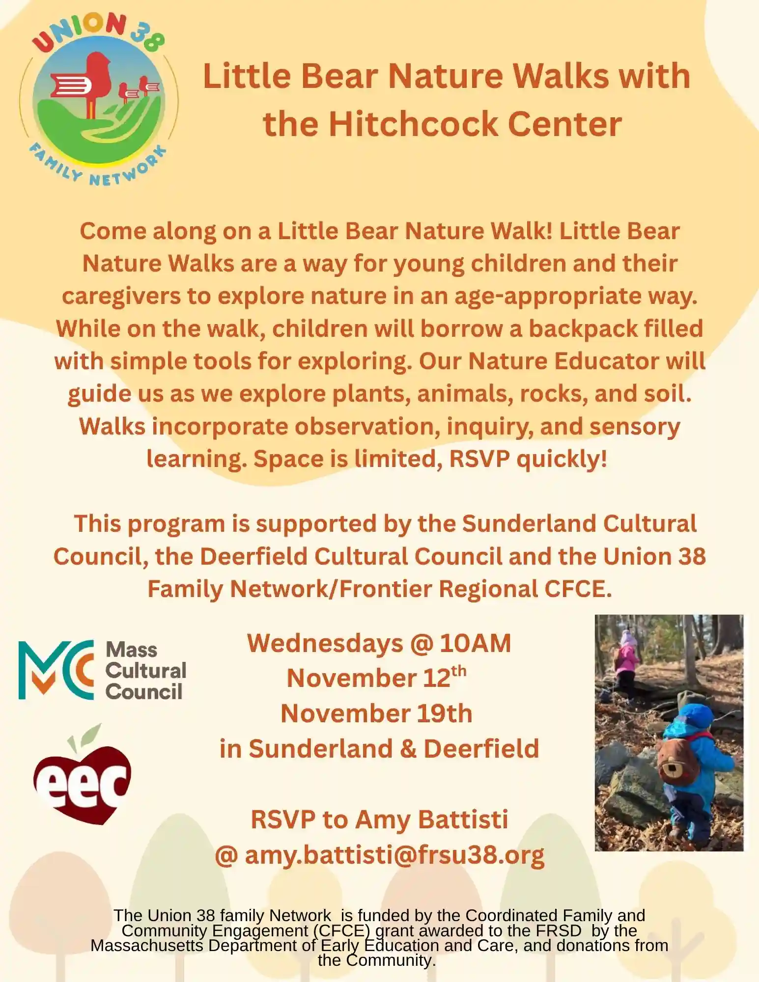 Little Bear Nature Walks Sunderland Deerfield 2025