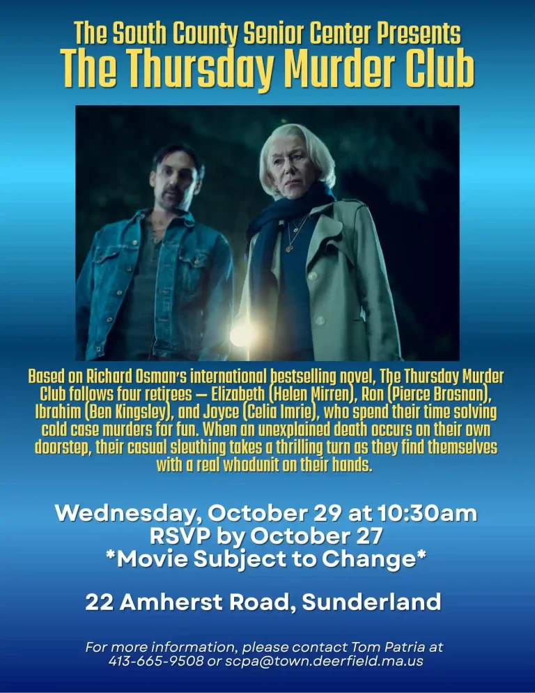 The Thursday Murder Club Sunderland 2025