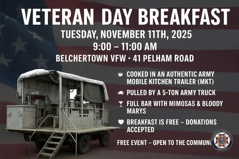 Veterans Day Breakfast Belchertown 2025