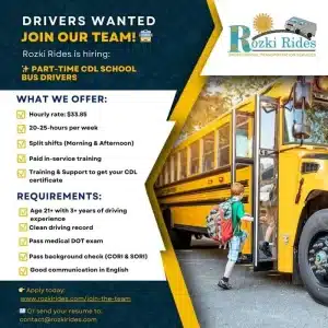 school bus driver jobs
