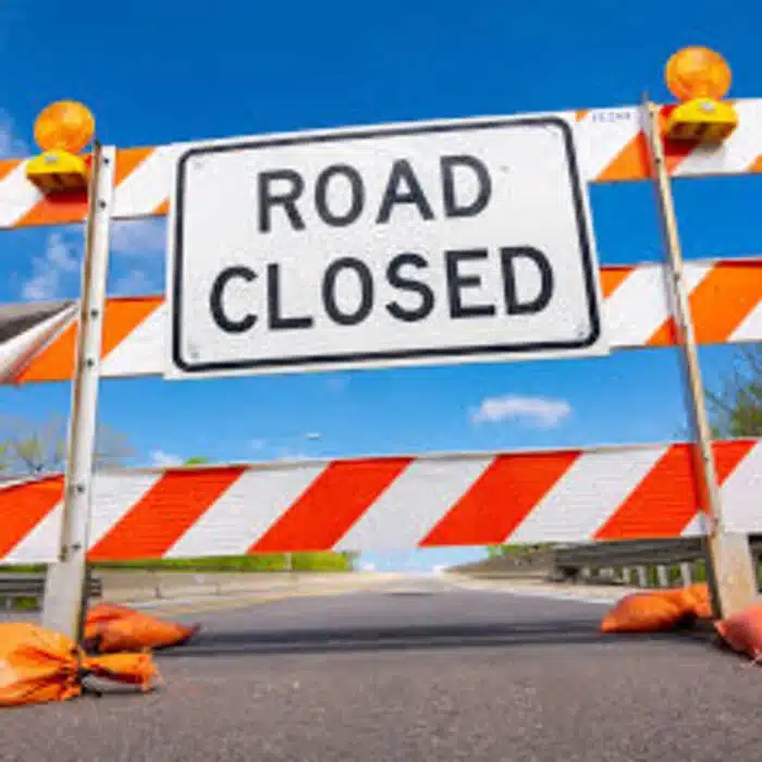 Kellogg Ave closure Amherst December 2025