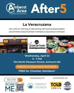 After 5 networking April 2026 Amherst