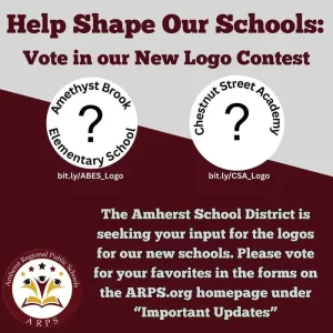 Choose Logos for Chestnut Street Academy & Amethyst Brook Elementary