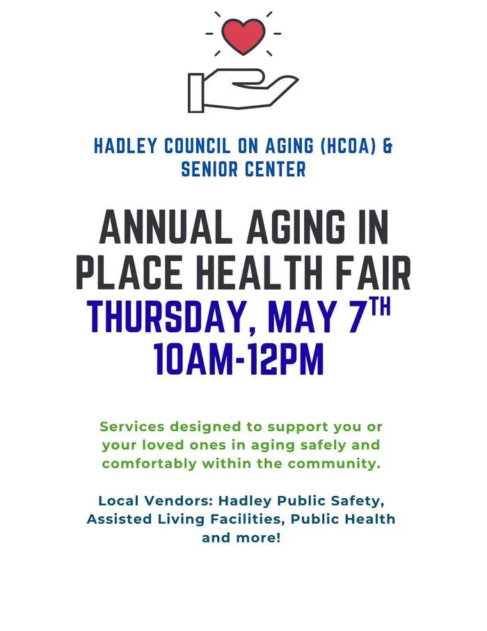 Hadley Council on Aging health fair 2026