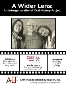 intergenerational arts exhibition Amherst