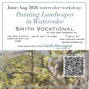 watercolor landscape workshop