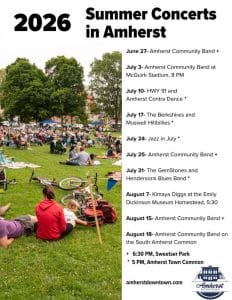 2026 Summer Concerts in Amherst