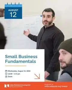 Small Business Workshop – Aug 12, 12 PM, Virtual