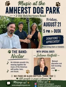 Free Music at Amherst MA Dog Park