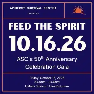ASC 50th Gala – Oct 16, 6-9 PM, UMass