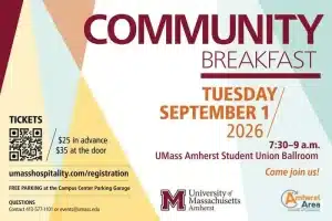 Community Breakfast Sept 1 2026 UMass