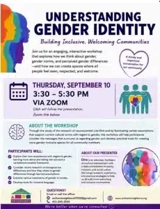 Understanding Gender Identity Workshop via Zoom