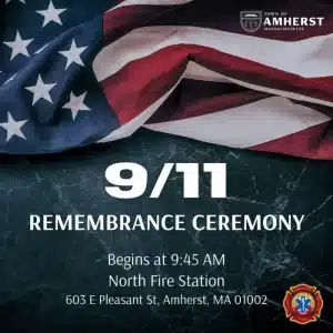 9/11 Remembrance – Amherst MA